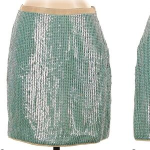 Shoshanna Sequin Mini Skirt